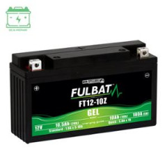 Batterie FULBAT FT12-10Z 12V10AH LG194 L59 H112 (GEL - SANS ENTRETIEN) - ACTIVEE USINE