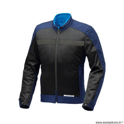 Blouson moto TUCANO URBANO homme étanche noir bleu foncé CE Classe A (T50, 2XL)