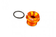 Bouchon d'huile STAGE6 orange adapt. Derbi Euro2/EURO3/EURO4