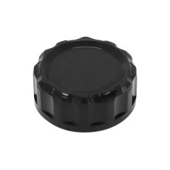 Bouchon-couvercle bocal de liquide de frein arrière AVOC alu anodisé noir Yamaha 700 MT-07 2014-2016