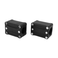 Bumper-protection moteur AVOC alu-résine noir (x2) pour Honda 750 X-ADV