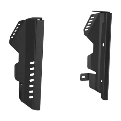 Cache latéral radiateur AVOC inox noir (x2) pour Yamaha 700 MT-07 2014-2017