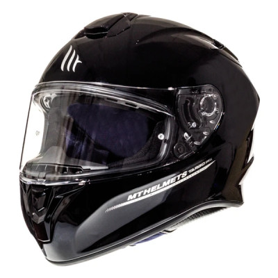 Casque intégral MT HELMETS TARGO uni noir brillant XL (simple écran pinlock ready)