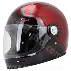 Casque intégral adaptable fibre shiny red taille XL