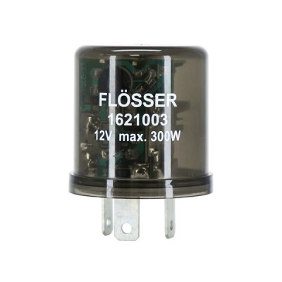 Centrale clignotante universelle Flosser 12V-300W max 3 fiches-bornes pour clignotant à ampoule + LEDS