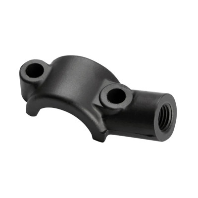 Collier de blocage Domino alu noir pour poignée avec porte rétroviseur (fixation rétroviseur M10)