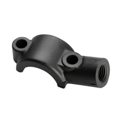 Collier de blocage Domino alu noir pour poignée avec porte rétroviseur (fixation rétroviseur M10)