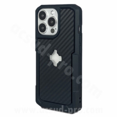 Coque de protection adaptable X-Guard en carbone pour iPhone 13 6.1