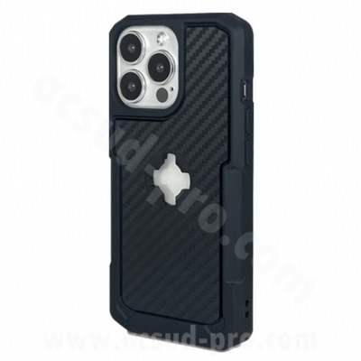 Coque de protection adaptable X-guard Carbon Fiber iPhone 13 Mini 5.4''
