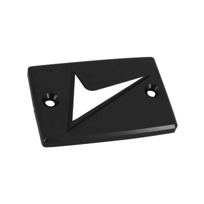 Couvercle de maitre-cylindre AVOC alu CNC anodisé noir avec motif pour Yamaha 700 MT-07