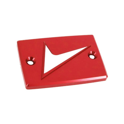 Couvercle de maitre-cylindre AVOC alu CNC anodisé rouge avec motif pour Yamaha 700 MT-07