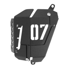 Couvercle de protection bocal de liquide de refroidissement AVOC alu noir pour moto Yamaha 700 MT-07 2013-2017