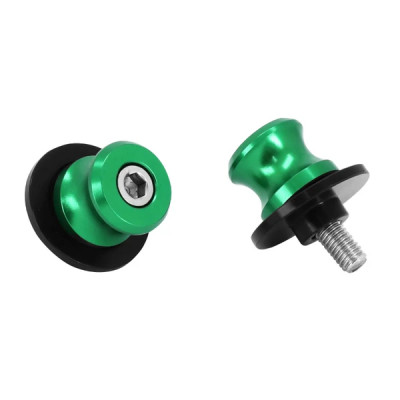 Diabolo M8 Alu Anodisé Vert AVOC (Paire) pour Kawasaki 900 Z900