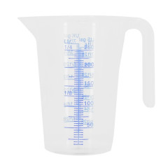 Doseur-broc PRESSOL en polypropylène gradué transparent 250ml