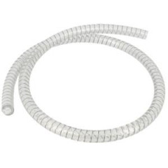 Durite eau adaptable renforcée/annelée transparente 9x15mm 1m