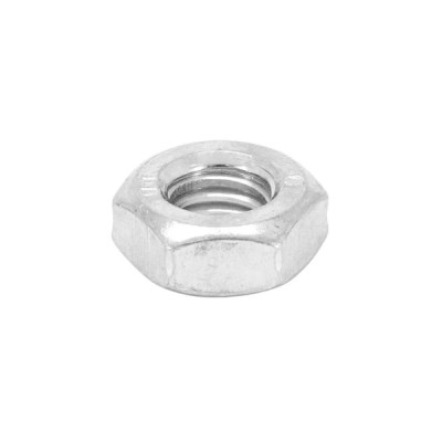 Ecrou 6 pans adaptable M8 Acier Zingué (Vendu par 100)