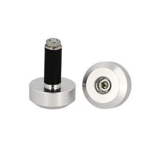 Embout guidon BLACKWAY argent D14 (x2)