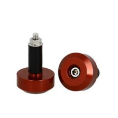 Embout guidon BLACKWAY Bronx rouge D14 (x2)