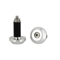 Embout guidon BLACKWAY argent D14 (X2)