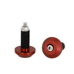 Embout guidon BLACKWAY rouge D14 (x2)