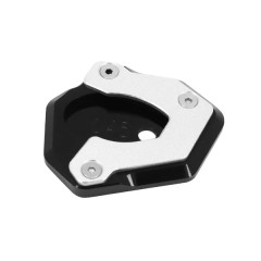 Extension-agrandisseur béquille AVOC alu CNC noir-argent pour Kawasaki 900 Z900, 650 Z650