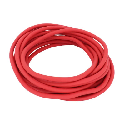 Fil de bougie adaptable diamètre 7 mm rouge (5 m)