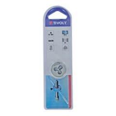 Filière TIVOLY acier au chrome cage 25,4 dia. 6x100