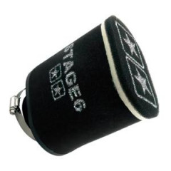 Filtre à air STAGE6 double mousse noir (diamètre 70mm)