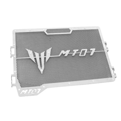 Grille de radiateur AVOC inox noir avec motif pour Yamaha 700 MT-07, Tracer
