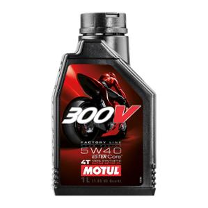 Huile moteur 4T MOTUL 300V FACTORY LINE 5W40 (1L)