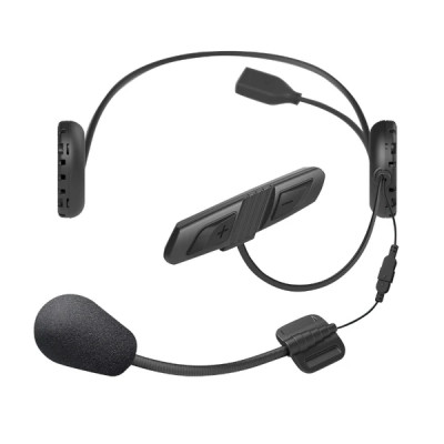 Intercom adaptable Bluetooth 5.1 jusqu'à 2 utilisateurs - 400m portée pour casque intégral-modulable