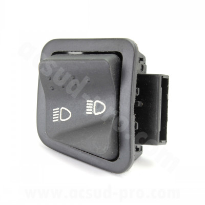 Interrupteur bouton de phare TNT OEM : 642968 pour Piaggio 50 Fly, Liberty, NRG, Typhoon, Zip, Gilera 50 Stalker, Runner