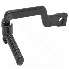 Kick adaptable acier noir 4T 139QMB pour scooter SYM 50 Orbit 2, Mio, Fiddle 2, Symphony, Peugeot 50 V Clic, KISBEE, Django, KYMCO 50 Agility, Dink, Like, Super 8, Vitality