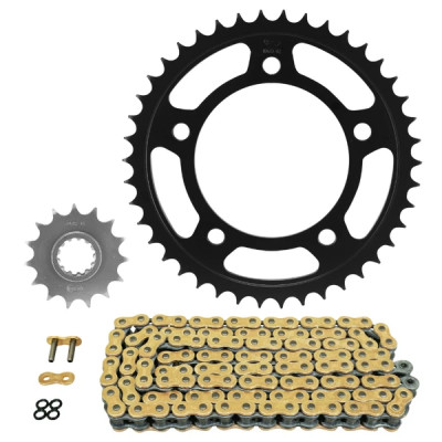 Kit chaine AFAM 525 15x42 (démultiplication origine) pour Honda 650 CB R 2019-2023