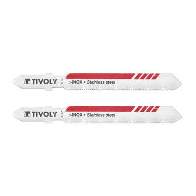 Lame de scie sauteuse-sabres TIVOLY inox (blister de 2)