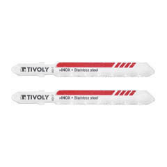 Lame de scie sauteuse-sabres TIVOLY inox (blister de 2)
