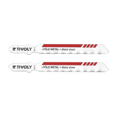 Lame de scie sauteuse-sabres TIVOLY pour tôle et métal (blister de 2)