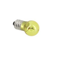 Lampe/ampoule adaptable 12V 6W jaune (E10) cyclo (vissée)