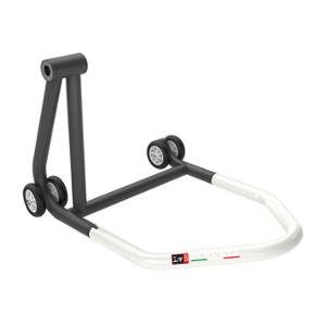 Lève moto/béquille atelier arrière LV8 mono bras noir/blanc