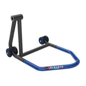 Lève moto/béquille atelier arrière LV8 mono bras noir/bleu