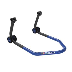 Béquille atelier arrière LV8 avec support en V - noir/bleu (livré en boîte)