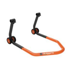 Lève moto/béquille atelier avant LV8 universel avec support sous fourreau fourche - noir/orange