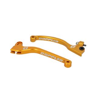 Levier DOPPLER CNC ORANGE adapt. AJP pour moto 50 MRT avant 2018, SHERCO avant 2010, DRD EVO 2008-2011