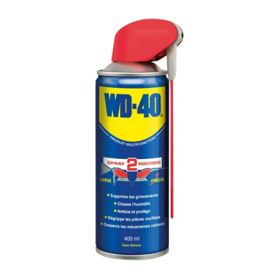 Lubrifiant multifonction WD-40 aérosol double position 400 ml