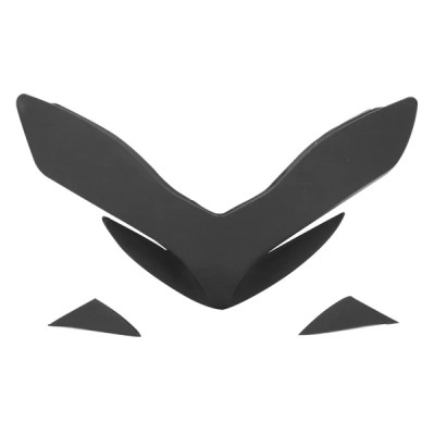 Masque de phare-optique AVOC noir pour moto Kawasaki 900 Z900 2017-2019