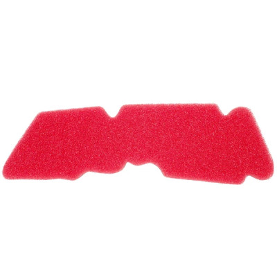Mousse filtre à air adaptable rouge double densité pour scooter Piaggio 50 Zip 2T après 2000, NRG après 2005, Typhoon après 2003, Liberty, Fly, LX 2T-Gilera 50 Stalker 2005, Runner après 2002