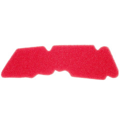 Mousse filtre à air adaptable rouge double densité pour scooter Piaggio 50 Zip 2T après 2000, NRG après 2005, Typhoon après 2003, Liberty, Fly, LX 2T-Gilera 50 Stalker 2005, Runner après 2002