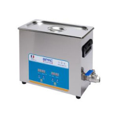 Nettoyeur/bac ultrason adaptable 6 litres digital 180 watts avec vanne de vidange