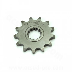 Pignon sortie boite DID 13 dents 420 MBK 50 X-Power / Yamaha 50 TZR / Peugeot 50 / Rieju 50 SMX