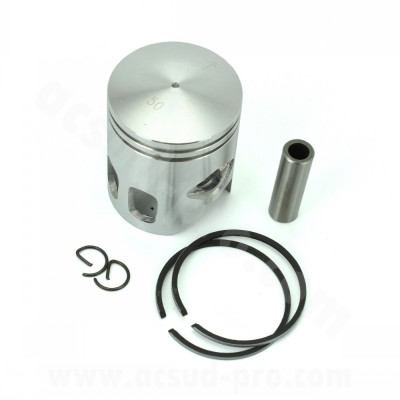 Piston Carenzi Ø41.5mm axe 10mm pour scooter MBK Booster Nitro Ovetto, Yamaha BWS Aerox Neos